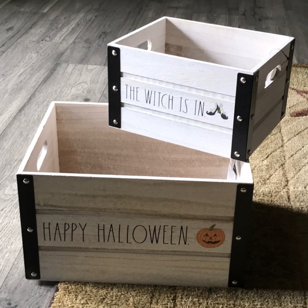 Rae Dunn Halloween Crates 🎃